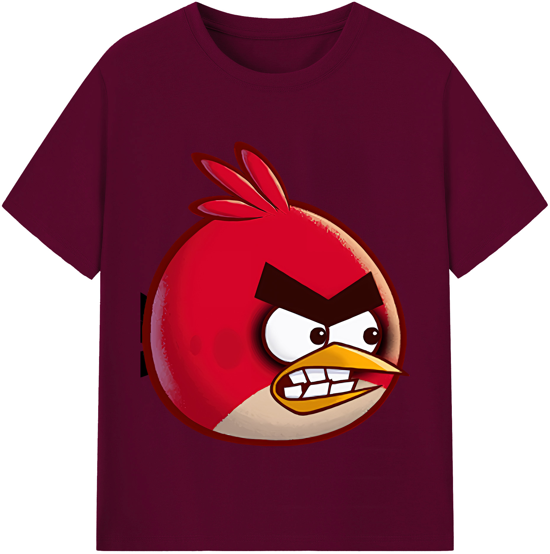 （画像用） Angry Birds アングリーバード レディースカジュアルプリントTシャツ（綿100％）
